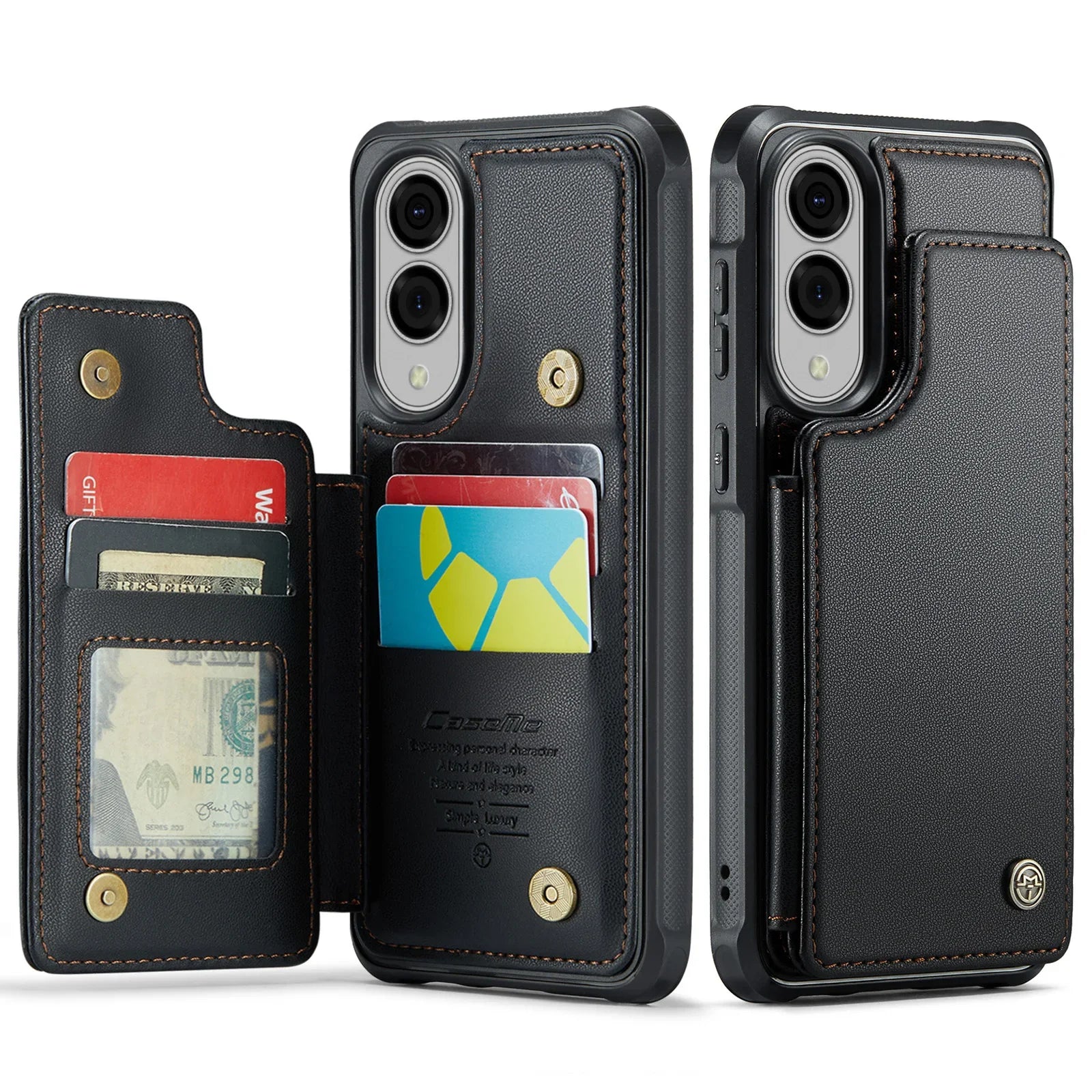 Samsung Galaxy S25 Edge Leather Wallet Case