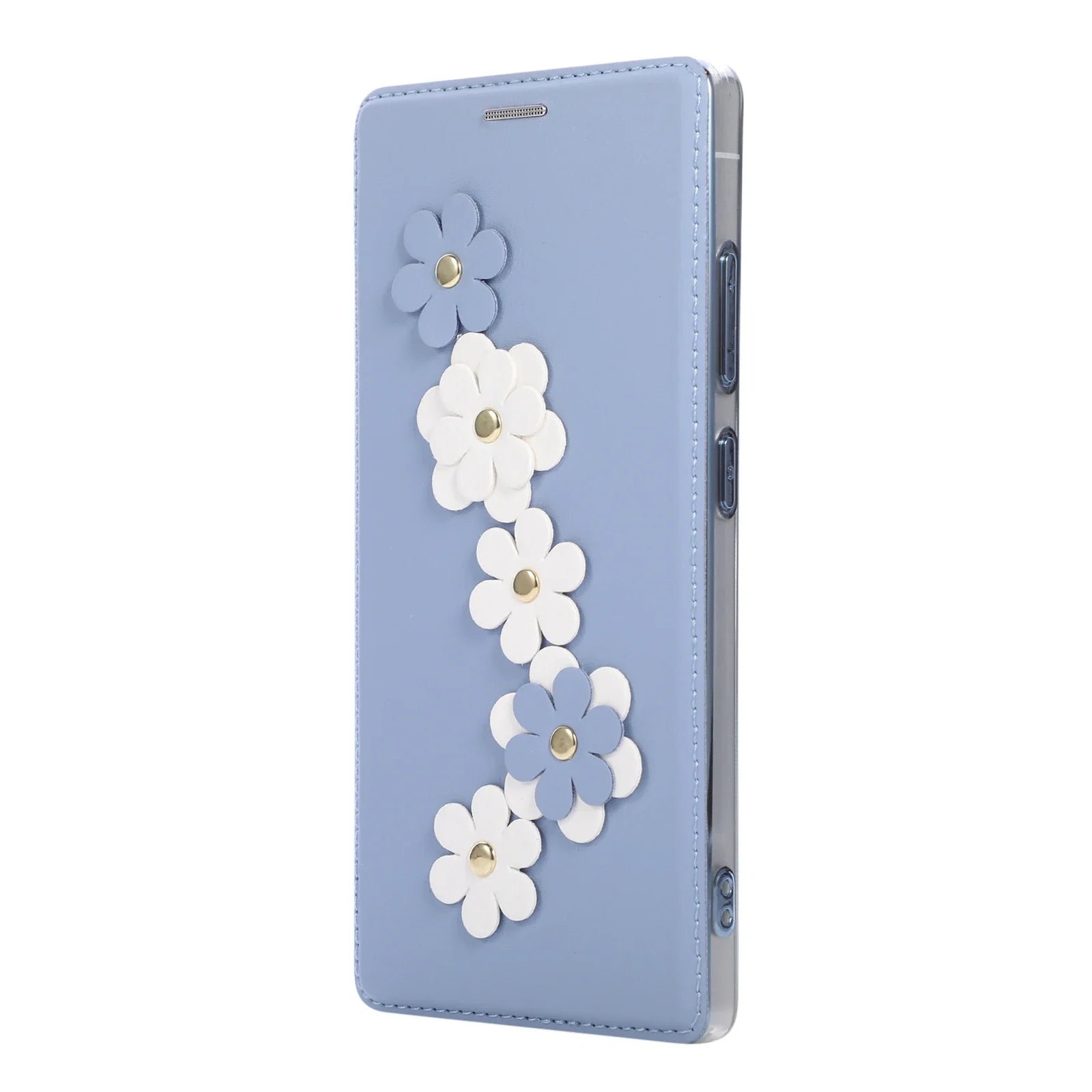 Samsung Galaxy S26 Series 3D Floral Magnetic Leather Case