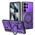 Samsung Galaxy S26 Series Protective Case with Magnetic Ring Holder