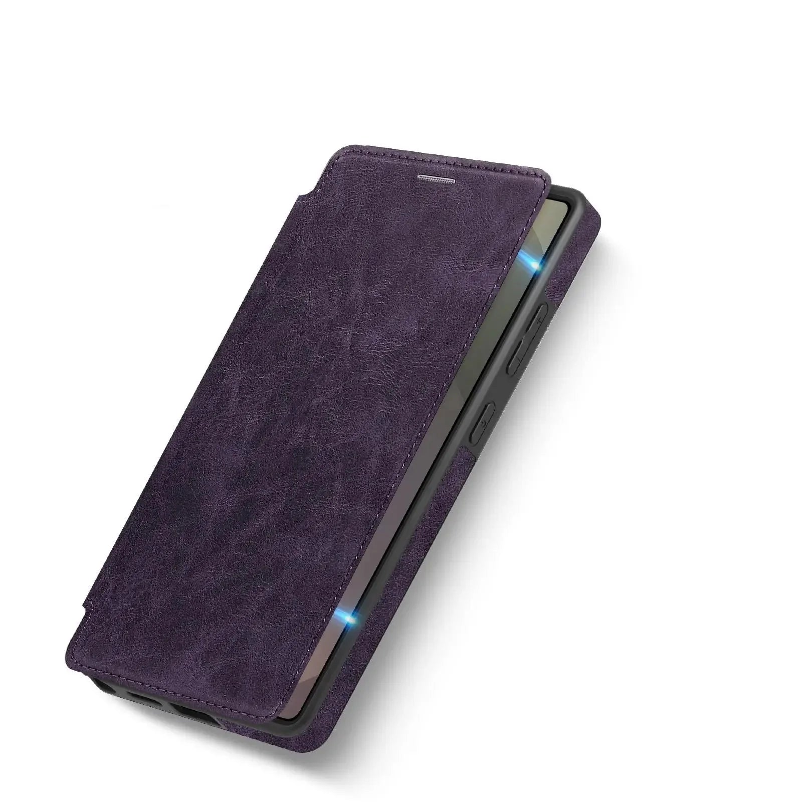 Samsung Galaxy S25 Series PU Leather Magnetic Wallet Flip Case