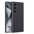Samsung Galaxy S24 Ultra Metallic Frosted Leather Shockproof Case