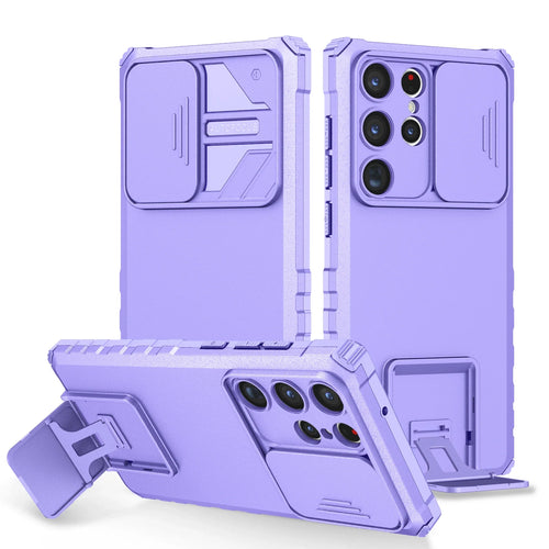 Samsung Galaxy S25 Series Anti-Drop Airbag Case with Camera Slide Cover